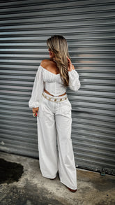 “LELOLAI” LINEN PANTS